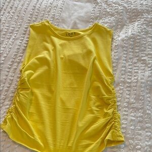 LOFT Bright Yellow Tank Top